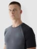4F Trainingsshirt in Anthrazit/ Schwarz