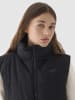 4F Doorgestikte bodywarmer zwart