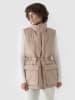 4F Steppweste in Beige