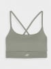 4F Biustonosz sportowy w kolorze khaki