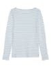 Marc O´Polo Longsleeve in Hellblau/ Creme
