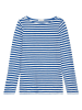 Marc O´Polo Longsleeve in Blau/ Weiß