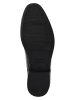 s.Oliver Leder-Schnürschuhe in Schwarz