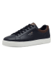 s.Oliver Leder-Sneakers in Dunkelblau