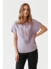 TATUUM Leinen-Bluse in Lila