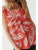 TATUUM Bluse in Rot/ Weiß