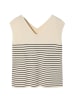 TATUUM Bluse in Beige/ Schwarz