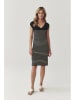 TATUUM Strickkleid in Creme/ Dunkelblau