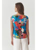 TATUUM Bluse in Blau/ Bunt