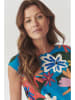 TATUUM Bluse in Blau/ Bunt