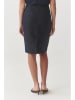 TATUUM Linnen rok donkerblauw