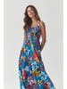 TATUUM Kleid in Blau/ Bunt