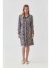 TATUUM Kleid in Dunkelblau/ Beige