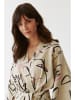 TATUUM Poncho crème/zwart/lichtroze