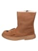 kmins Leder-Winterstiefel "Vison" in Hellbraun
