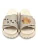 Goby Leren slippers beige