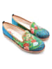 Goby Espadryle w kolorze niebieskim ze wzorem