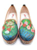 Goby Espadryle w kolorze niebieskim ze wzorem