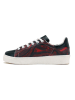 Goby Leren sneakers zwart/rood