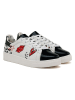Goby Leren sneakers zwart/wit