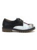 Goby Leren veterschoenen zwart/wit/rood