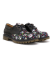 Goby Leder-Schnürschuhe in Schwarz/ Bunt