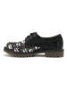 Goby Leder-Schnürschuhe in Schwarz/ Bunt