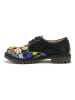 Goby Leder-Schnürschuhe in Schwarz/ Bunt