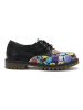 Goby Leder-Schnürschuhe in Schwarz/ Bunt