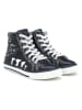 Goby Leren sneakers zwart/wit