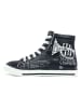 Goby Leren sneakers zwart/wit