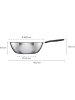 Fiskars Wokpan "FF" zilverkleurig - Ø 28 cm