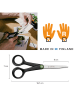 Fiskars Universalschere ''FF ReNew'' in Schwarz - (L)17 cm