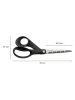 Fiskars Tuinschaar "FF ReNew" zwart - (L)25 cm
