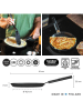 Fiskars Omlettepfanne ''Hard Face'' in Schwarz - Ø 22 cm