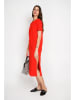 William de Faye Kleid in Rot