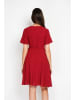 William de Faye Kleid in Rot