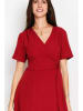 William de Faye Kleid in Rot