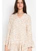 William de Faye Kleid in Weiß/ Beige