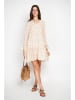 William de Faye Kleid in Weiß/ Beige
