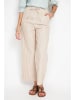 William de Faye Hose in Beige/ Weiß