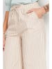 William de Faye Hose in Beige/ Weiß