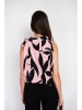 William de Faye Top lichtroze/zwart