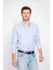 William de Faye Blouse blauw/wit