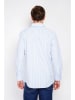 William de Faye Blouse lichtblauw/wit