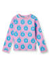 Småfolk Longsleeve "Äpfel" in Rosa/ Blau