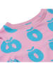 Småfolk Longsleeve "Äpfel" in Rosa/ Blau