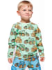 Småfolk Longsleeve "Traktoren" in Grün/ Bunt