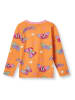 Småfolk Longsleeve "Vlinders" oranje/roze