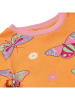 Småfolk Longsleeve "Vlinders" oranje/roze